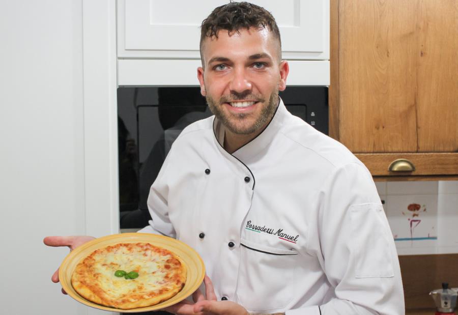Italian Traditional Homemade Pizza with Chef Manuel